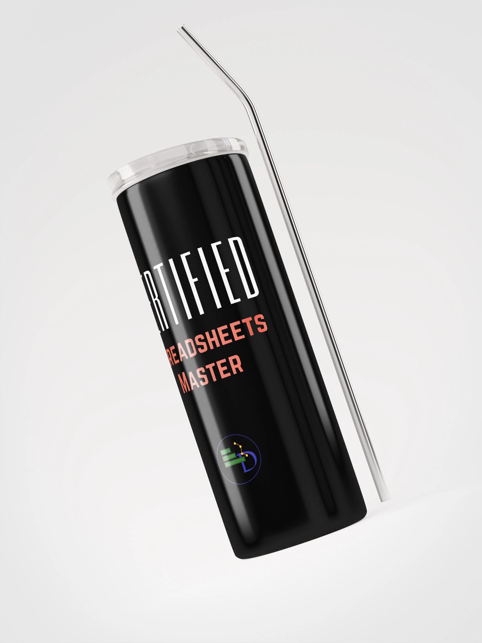 Certified Spreadsheets Master - Stainless steel tumbler product image (3)
