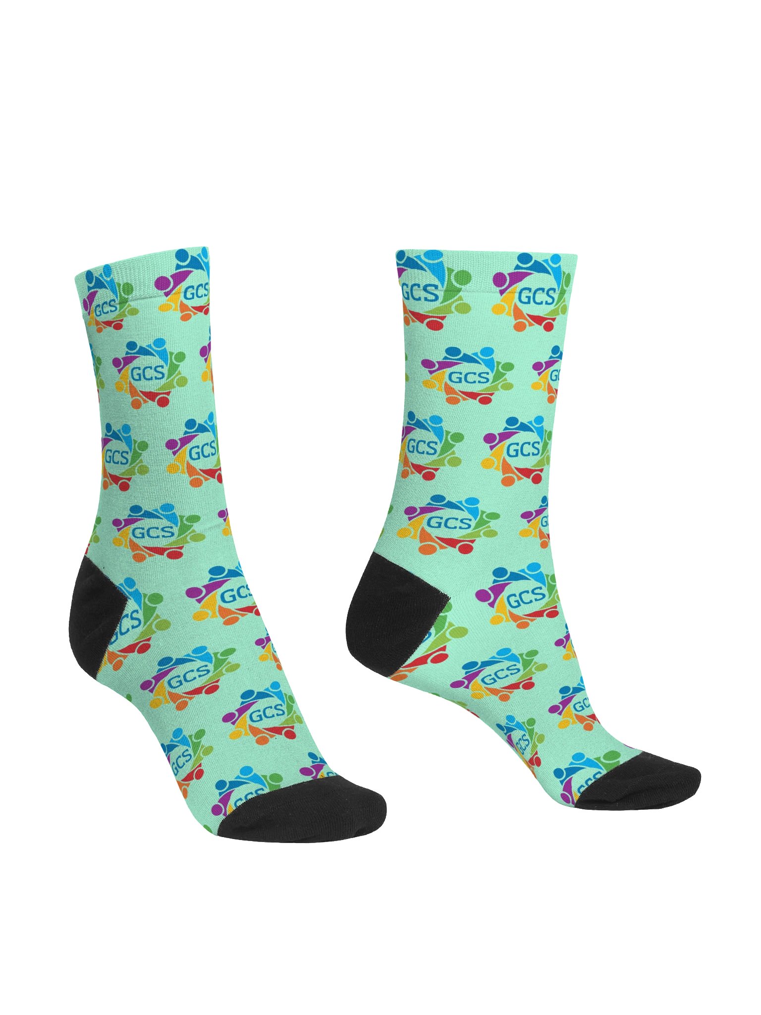 GCS Logo Pattern Crew Socks product image (3)