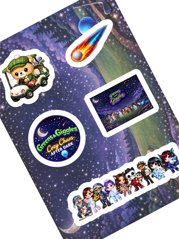 Greens & Giggles Sticker Sheet product image (1)