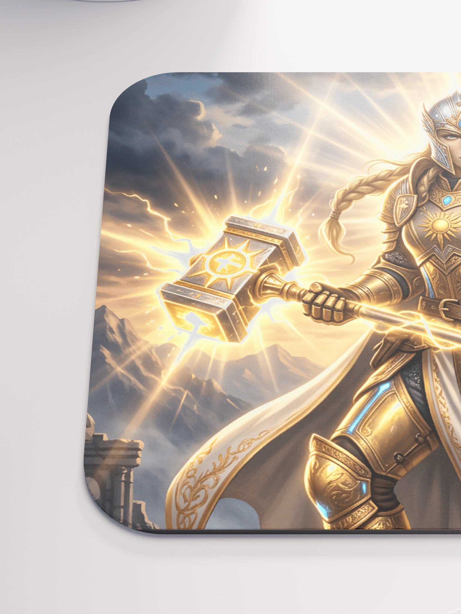 Radiant Paladin Mouse Pad product image (6)
