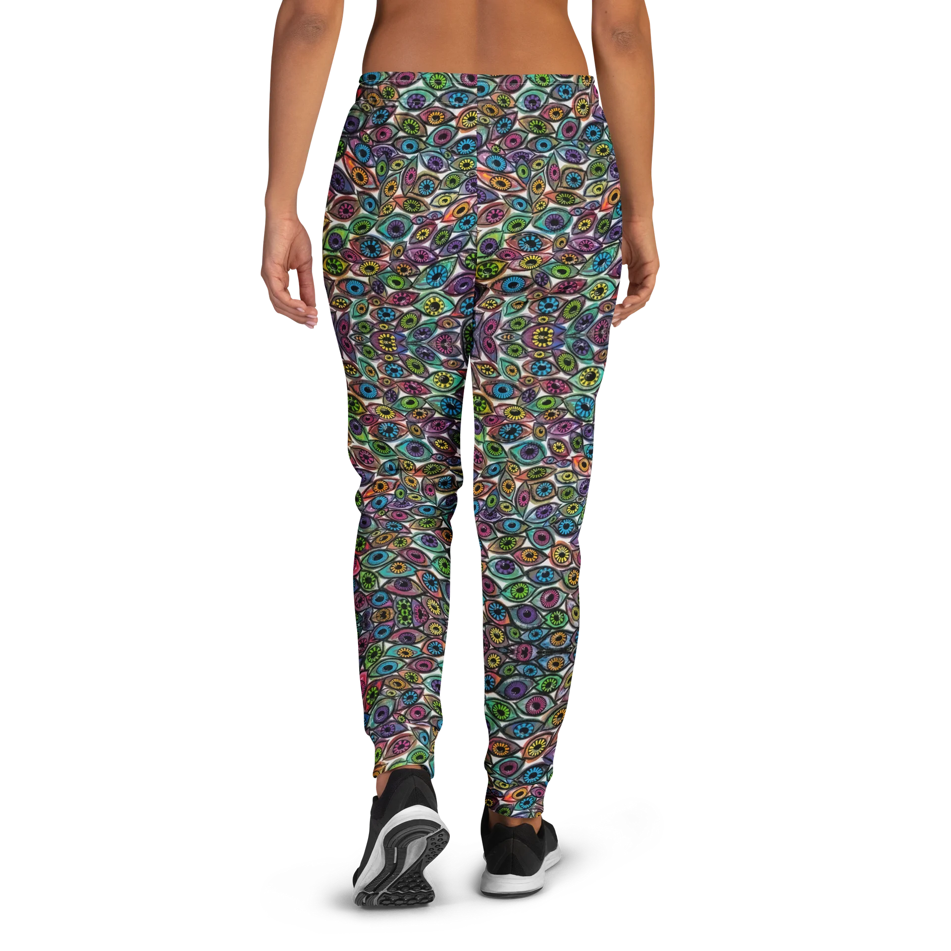 Women's Colorful Eyes Recycled Jogger Pants | Eye See You Too product image (1)