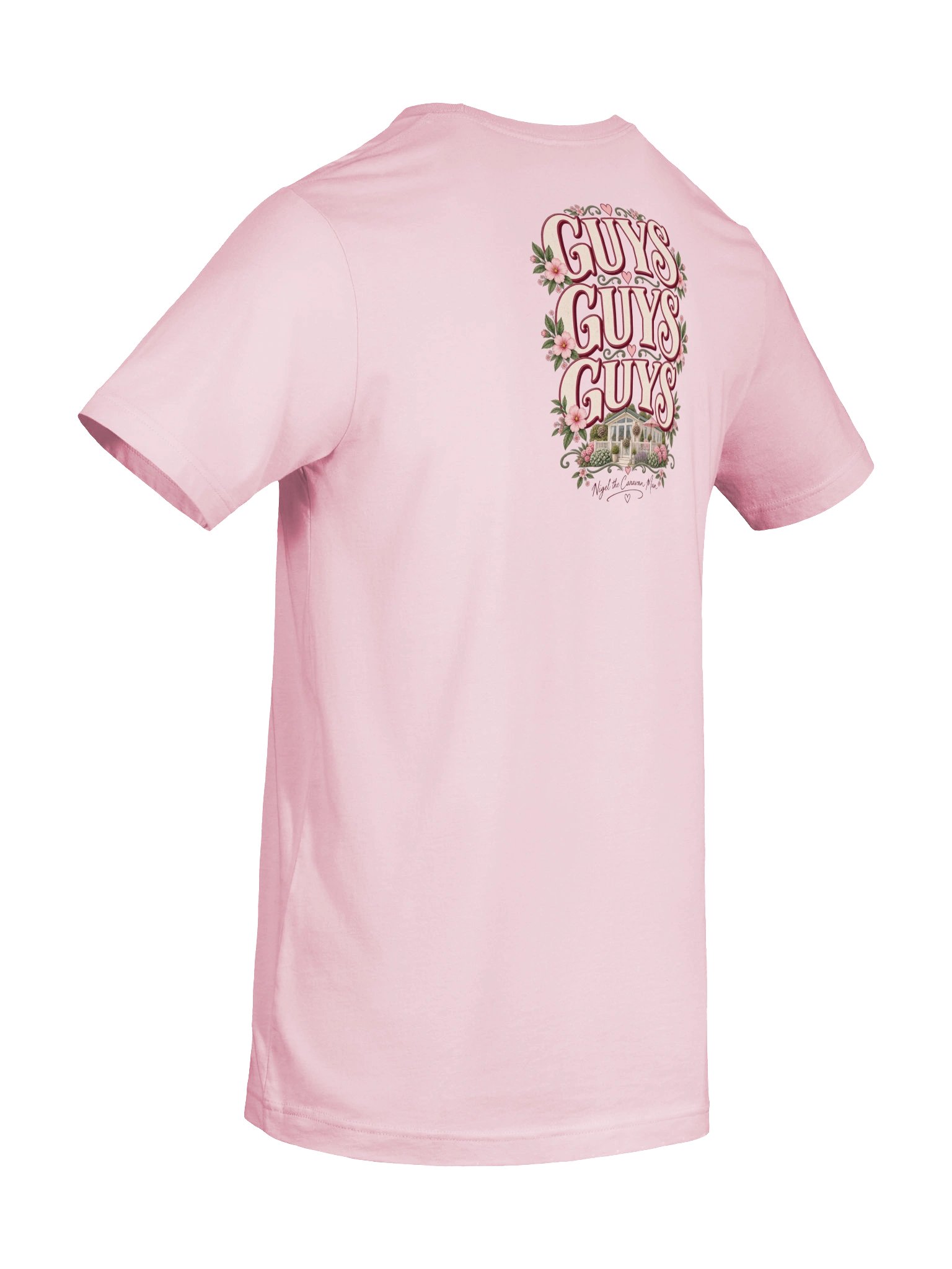 Guys Guys Guys | Pink Floral Tee product image (8)