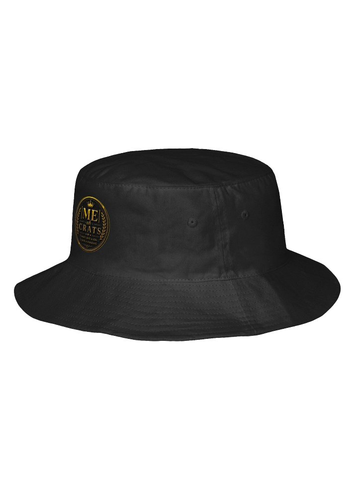 |ME| -uh- CRATS Signature Flex Bucket Hat (Black & Gold) 🖤✨ product image (6)