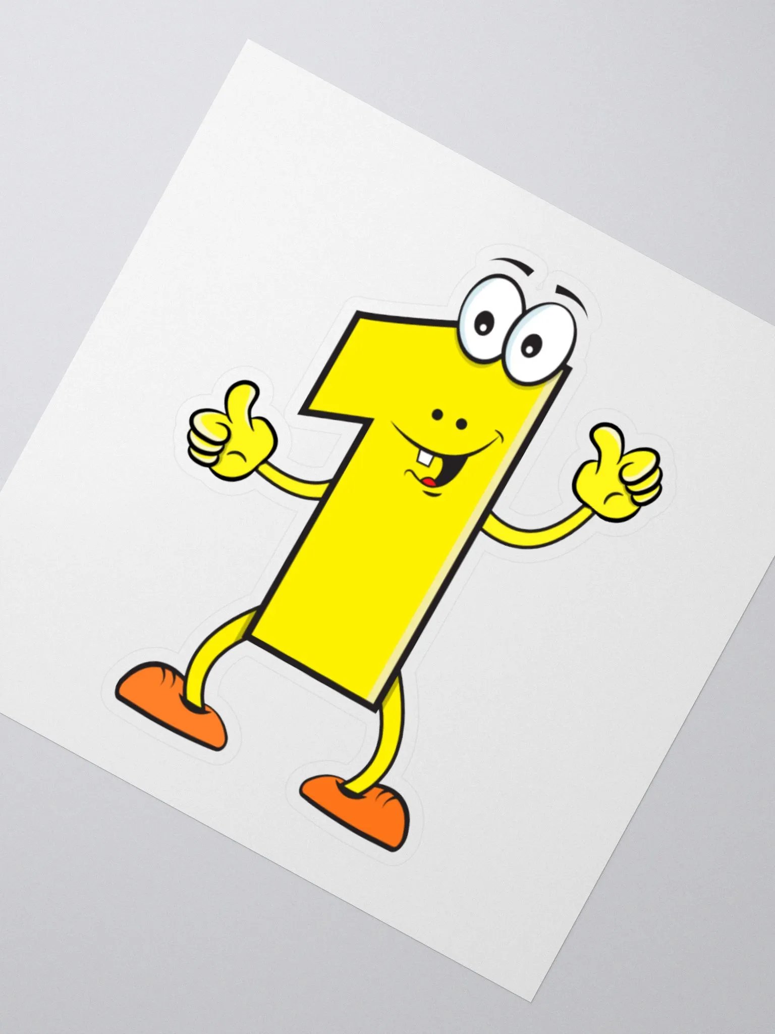 Number 1 Thumbs-Up Sticker product image (2)