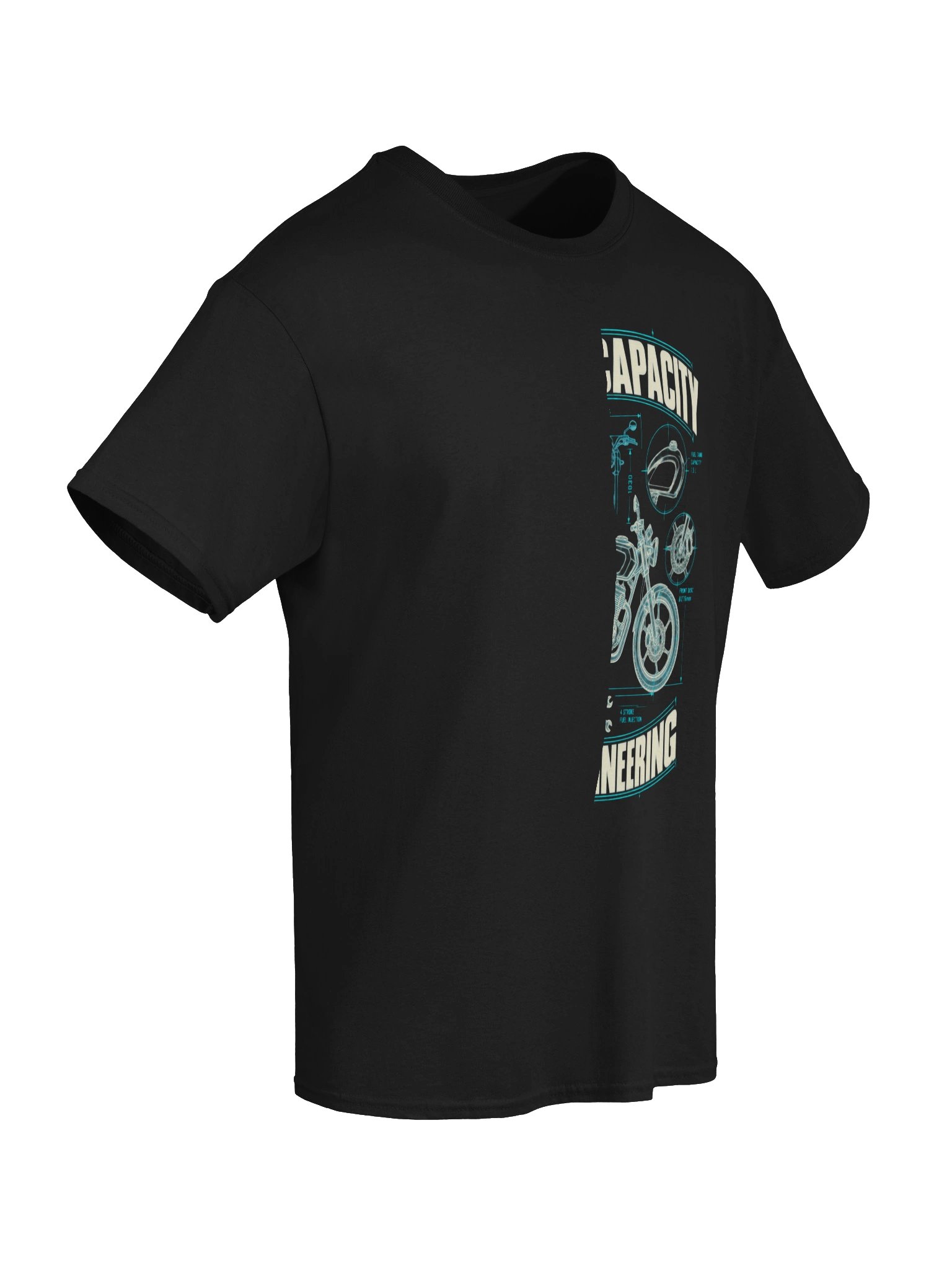 Small Capacity, Big Engineering – 125cc Motorcycle T-Shirt product image (6)