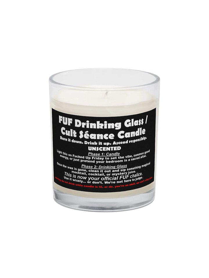 FUF Drinking Glass / Cult Séance Candle product image (1)