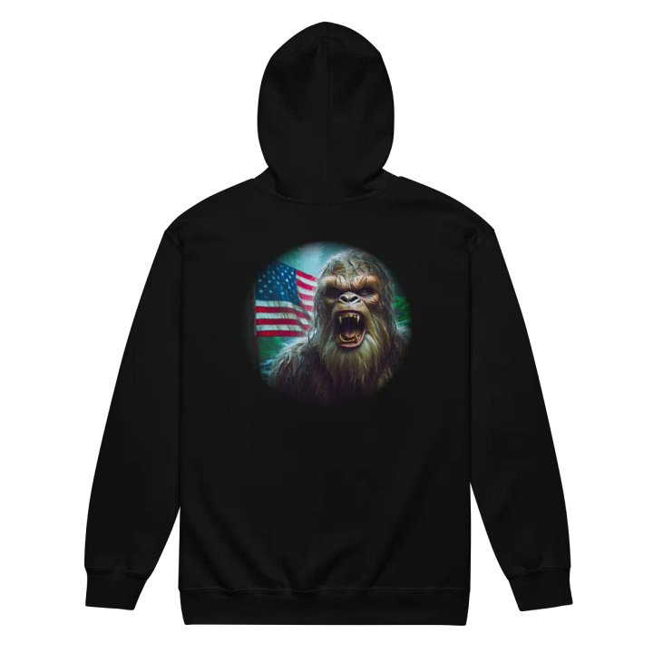 BIGFOOT YELL WITH FLAG ZIP HOODIE product image (2)