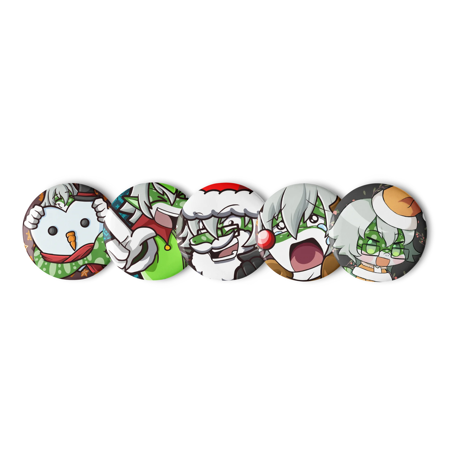 IkariTenshi Christmas Pin Set product image (1)