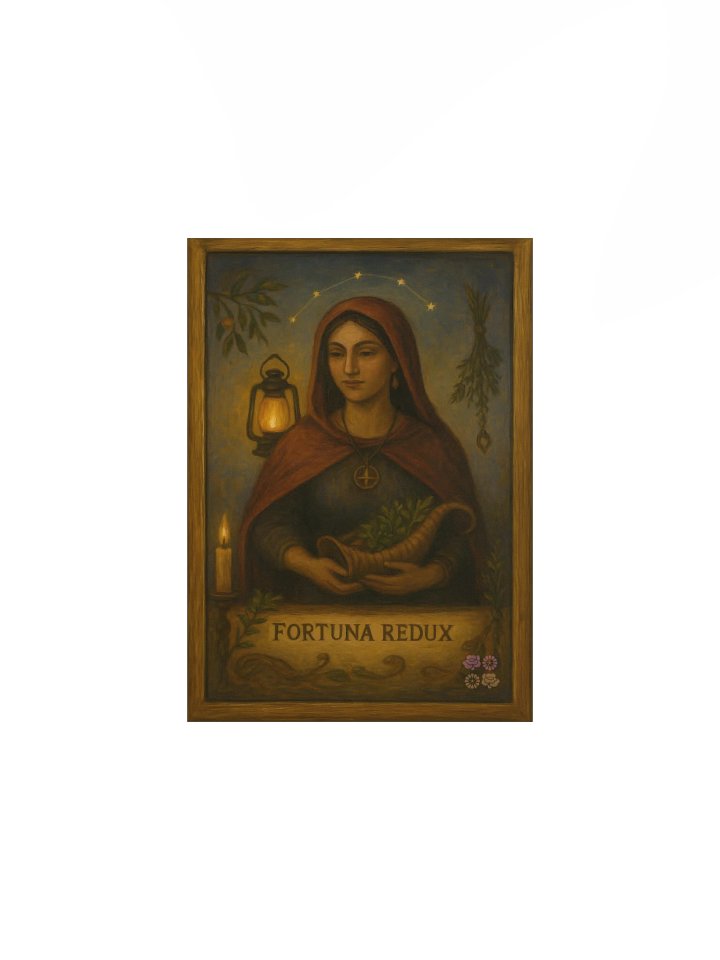 Goddess Fortuna Redux Folk Art Mini-Poster product image (1)