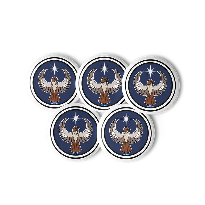 Hermit/Wood Thrush- Resistance VT, D.C. (5-pack buttons) product image (2)