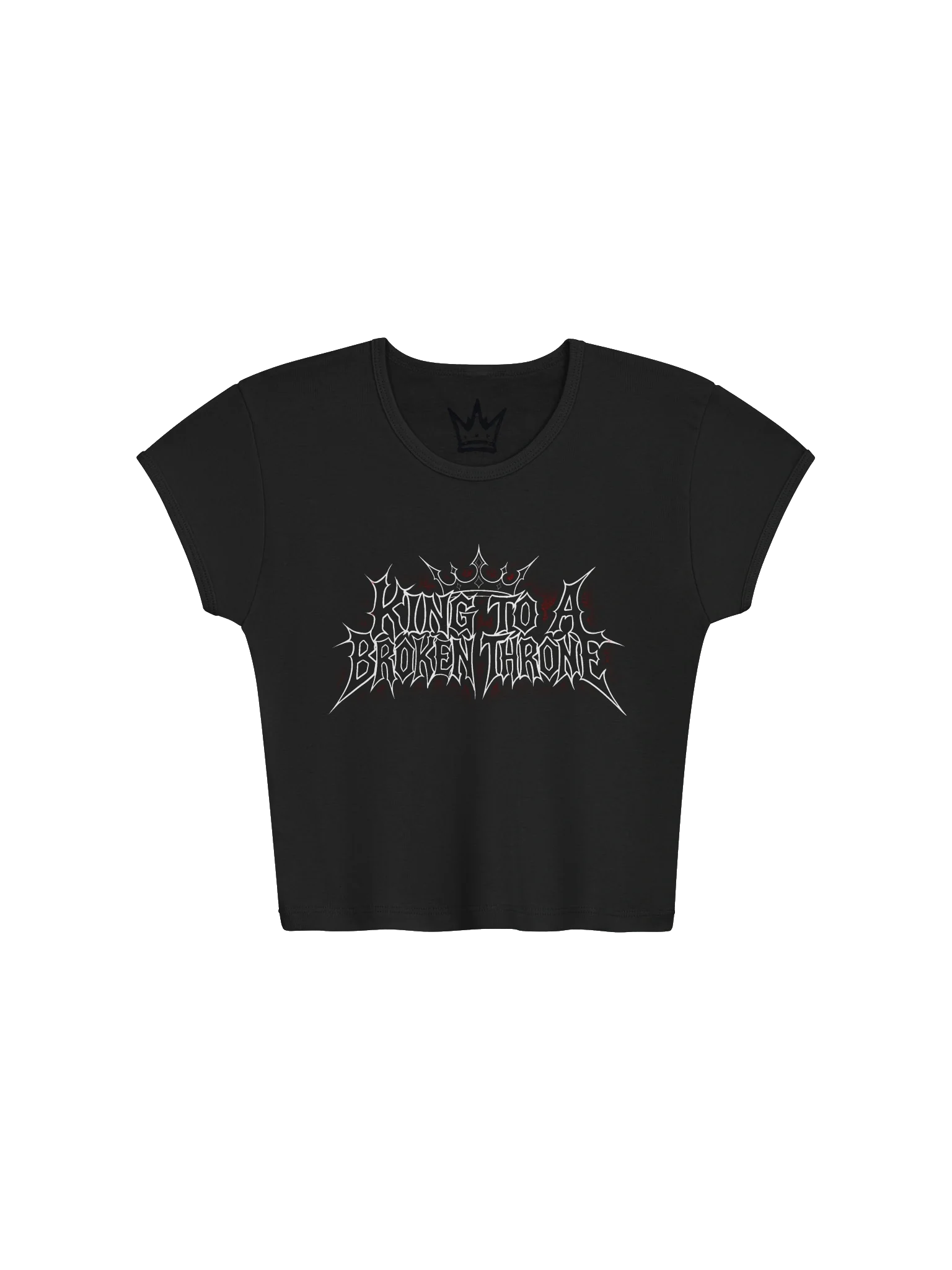 King to a Broken Throne Crop top
