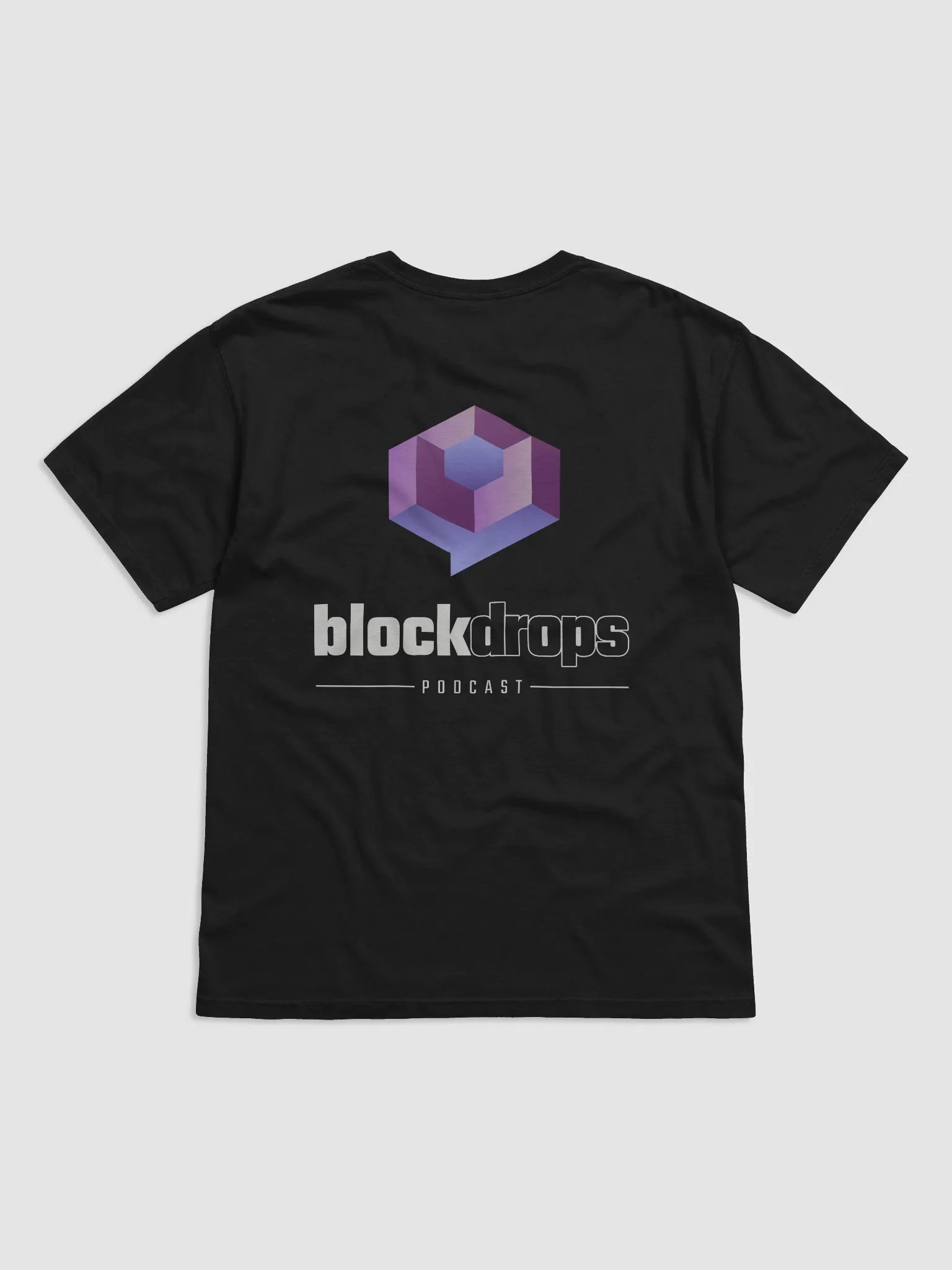BlockDrops Tee - White Logo product image (2)