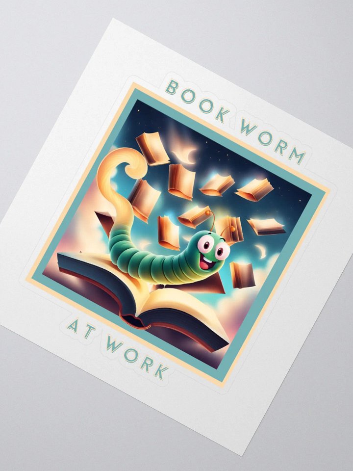 Book Worm at Work Stickers product image (5)