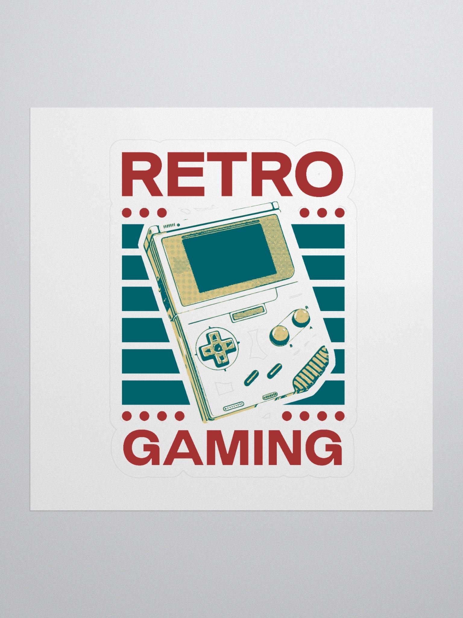 Retro Gaming Console Kiss Cut Stickers product image (1)