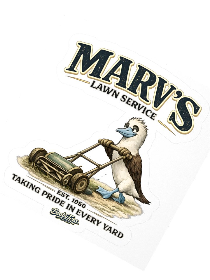 Marv's Lawn Service Sticker product image (6)