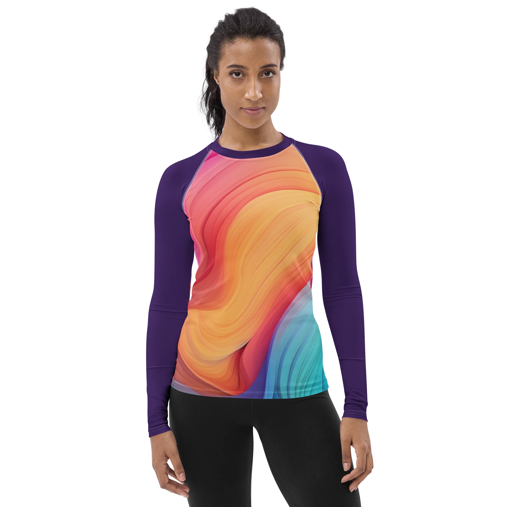 Flow Wave Women’s Rash Guard product image (1)
