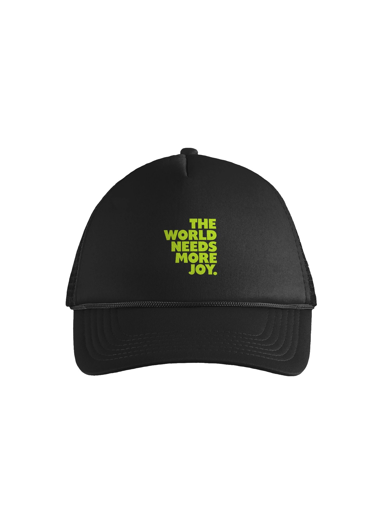 The World Needs More Joy Foam Trucker Hat product image (1)