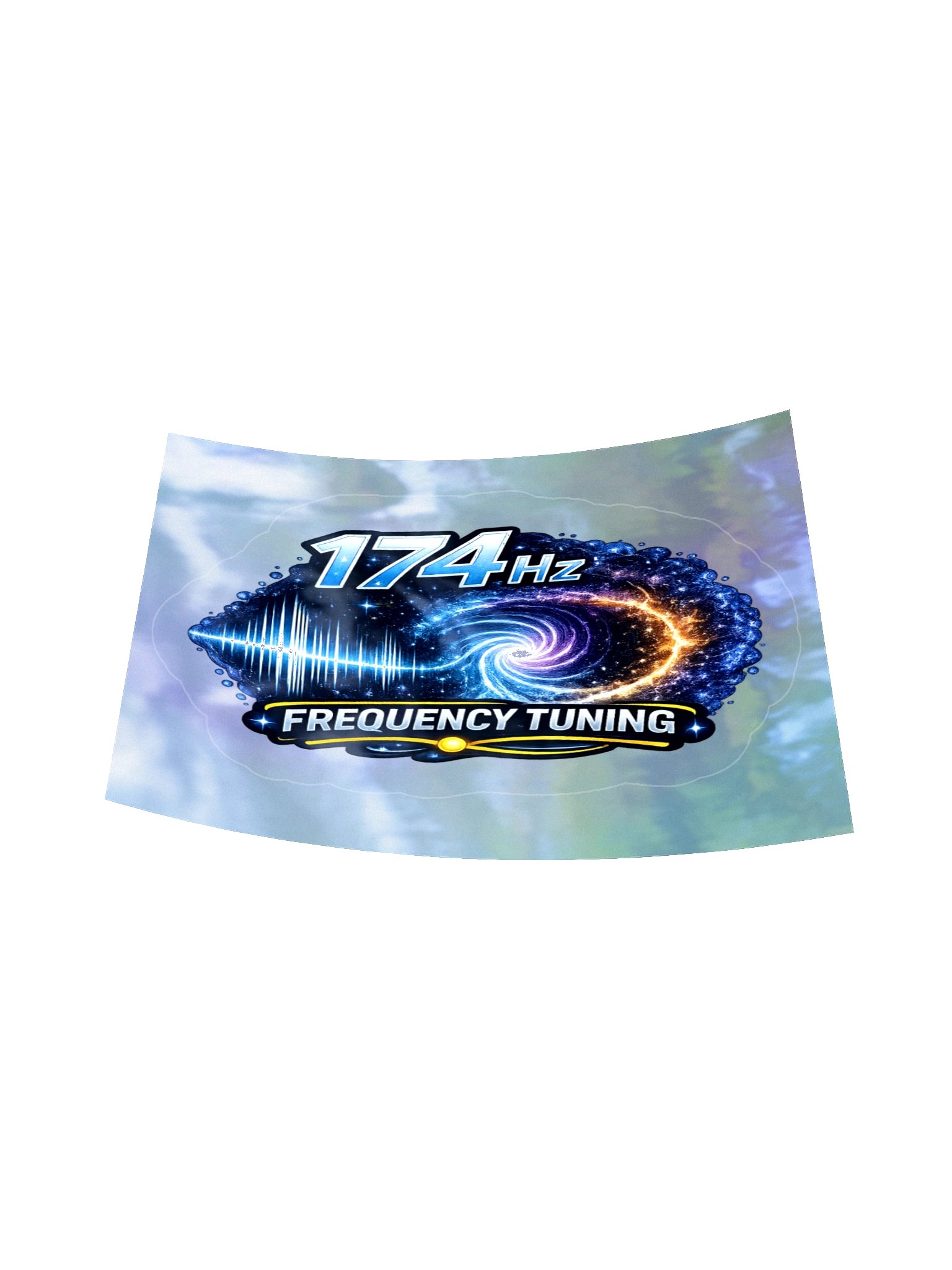 174 Hz Frequency Sticker on Holographic backing product image (17)