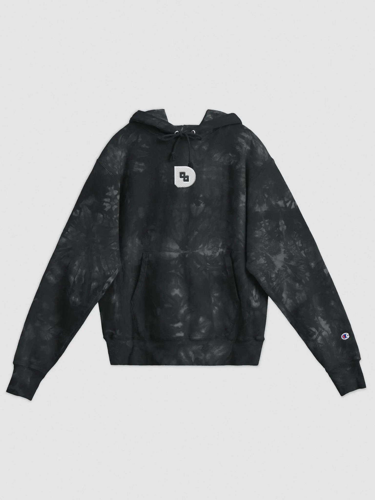 Danfinity Logo Embroidered Tie-Dye Hoodie product image (2)
