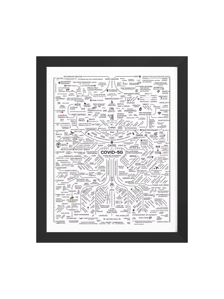 New World Order Map Framed Poster product image (5)