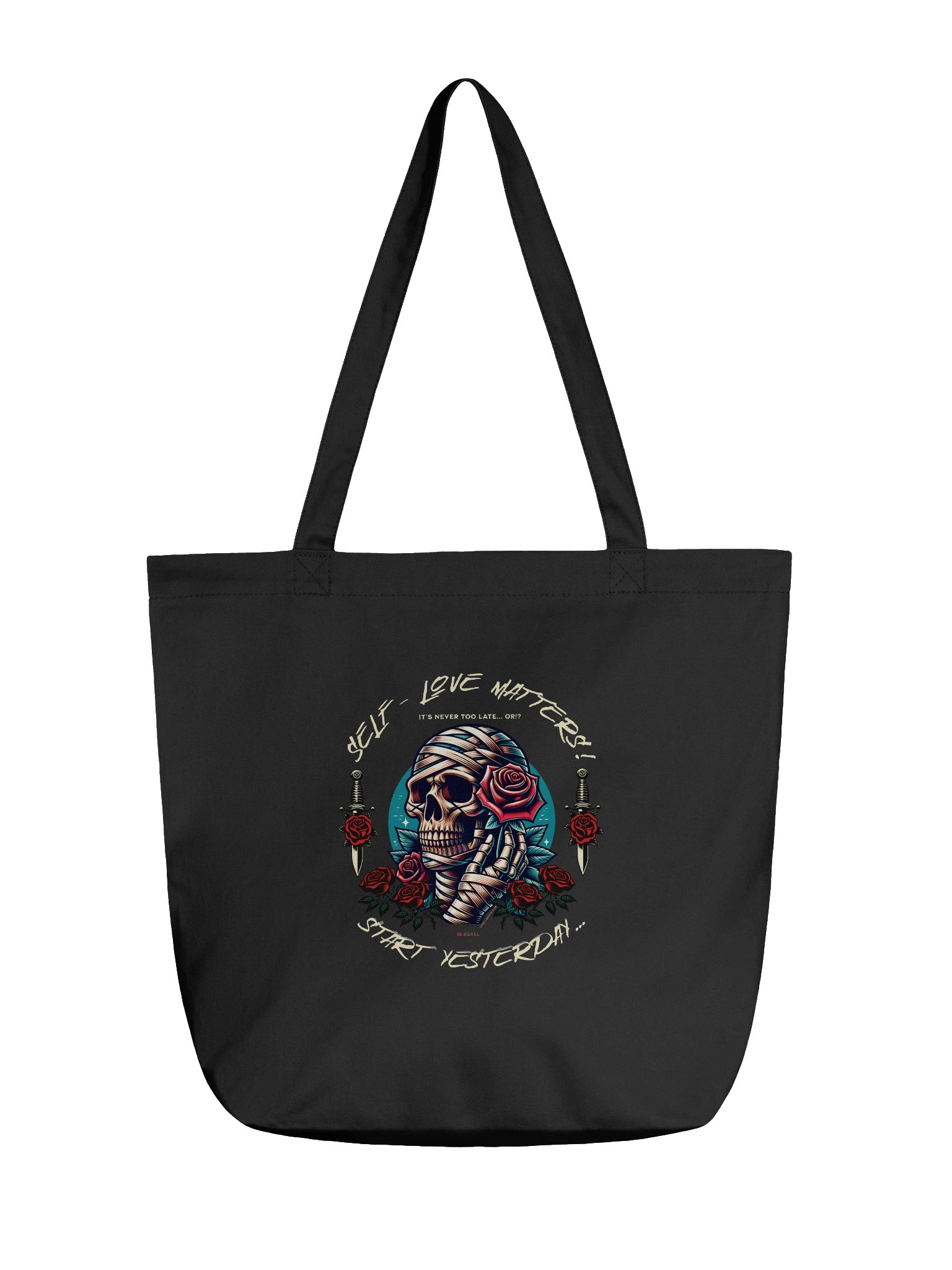 Self-Love Matters! ECO Tote-bag R3CVR.i by EQALL® Originals_Red / Beige product image (1)