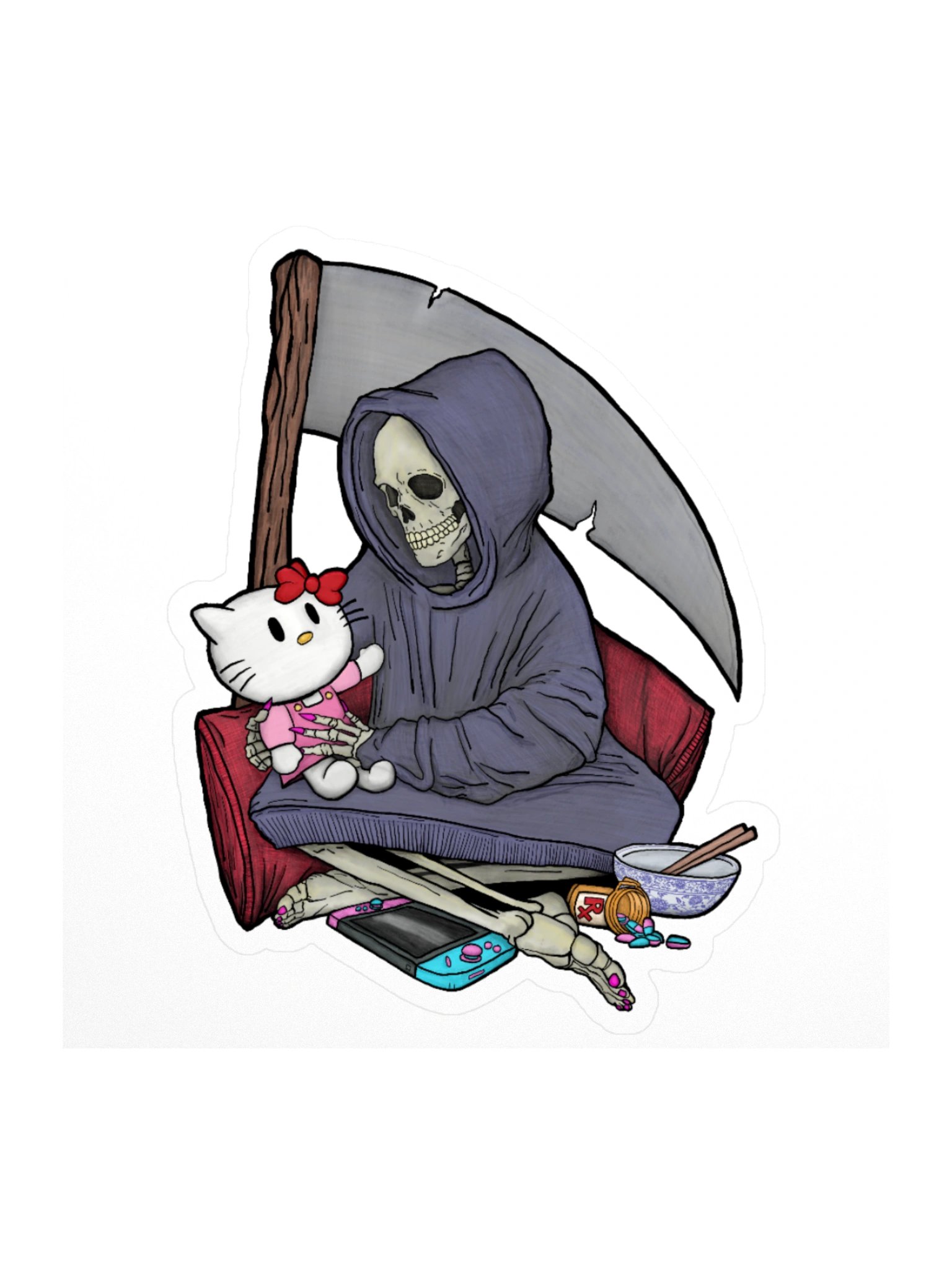 Hello Death Sticker product image (3)