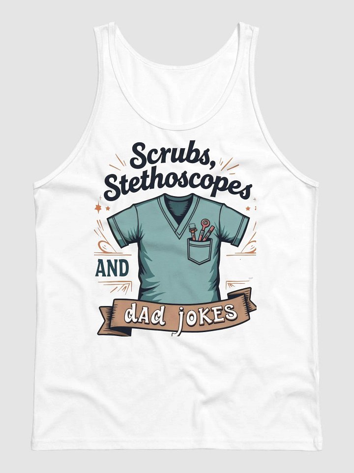Medical Scrubs and Dad Jokes Tank product image (3)