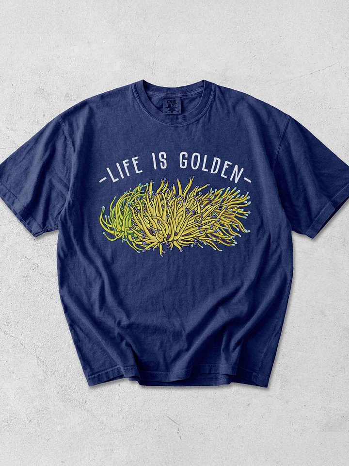 Life Is Golden Torch Corals T-Shirt for Reef Aquarium Lovers product image (1)