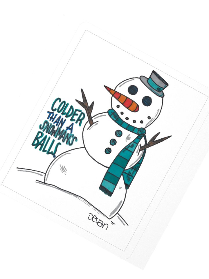Snow Peeps: Snowballs Sticker product image (2)