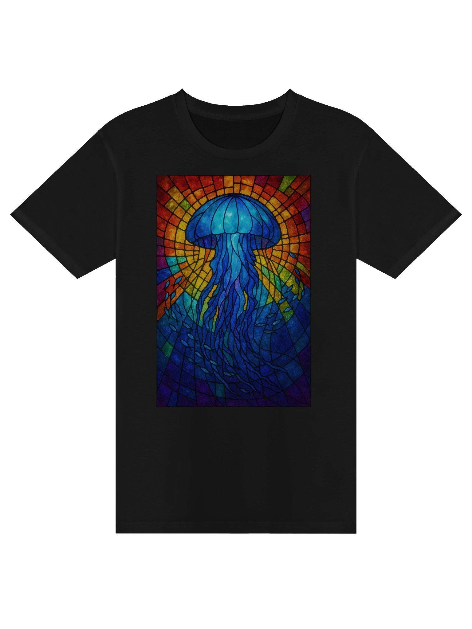 Stained glass jelly fish product image (5)