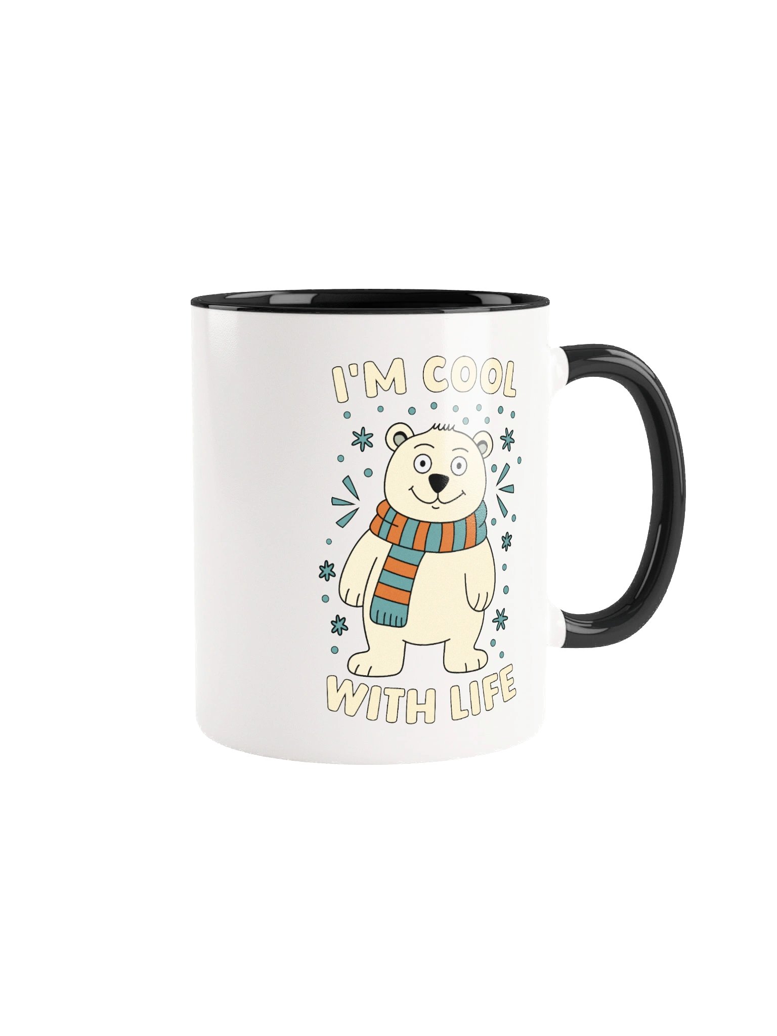 I’m Cool With Life Polar Bear Mug product image (2)