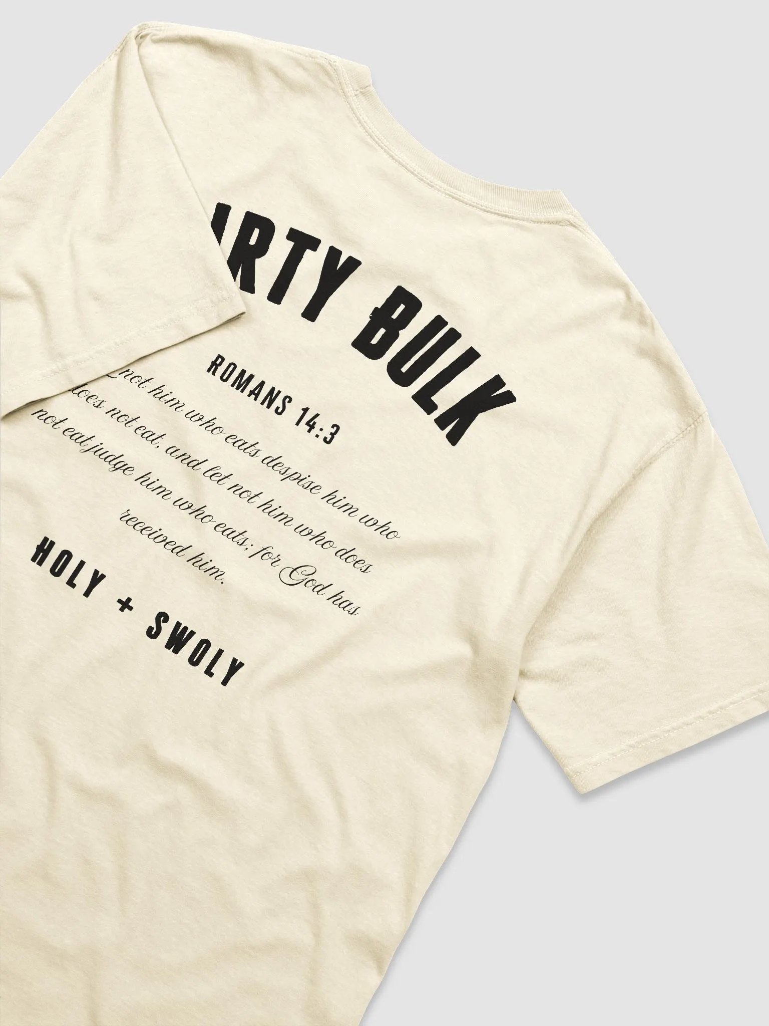 Dirty Bulk | Black on Ivory product image (4)