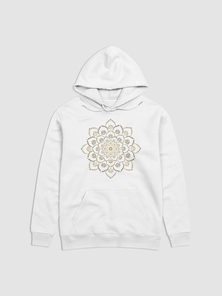 Golden-Brown Mandala Unisex Eco Hoodie product image (2)