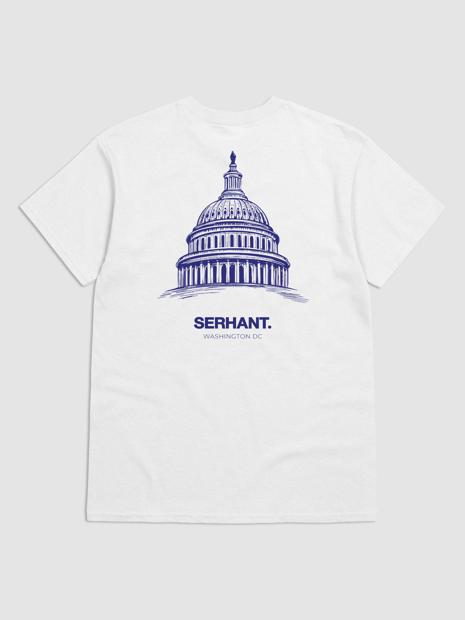 SERHANT. Washington DC Capitol White T-Shirt product image (2)
