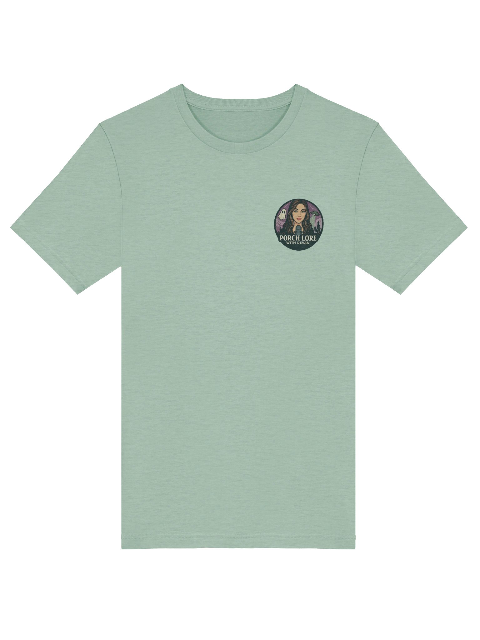 MOBILE MOTHMAN W/ FRONT LOGO SUPER SOFT T-SHIRT (HEATHERED COLORS PT.1) product image (5)