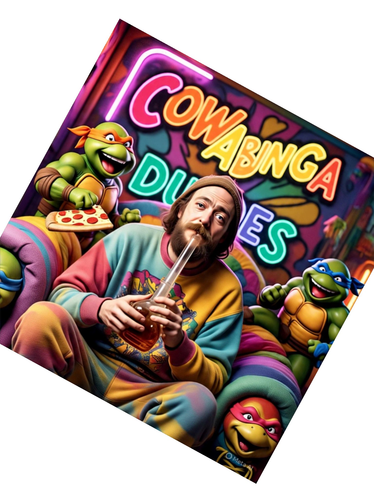 Cowabunga Kiss Cut Stickers product image (5)