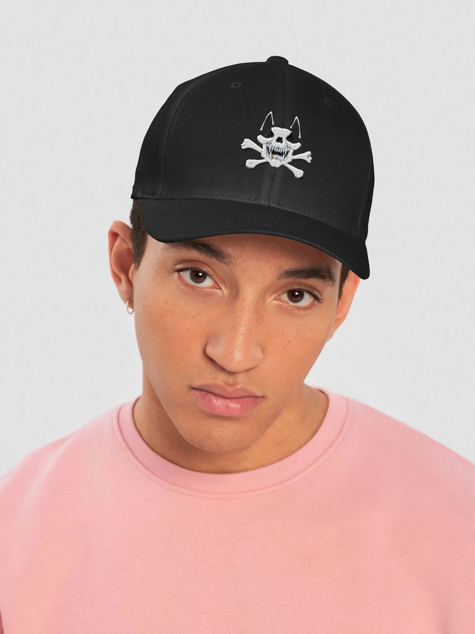 Mongrel Skull and Bones fitted cap product image (1)