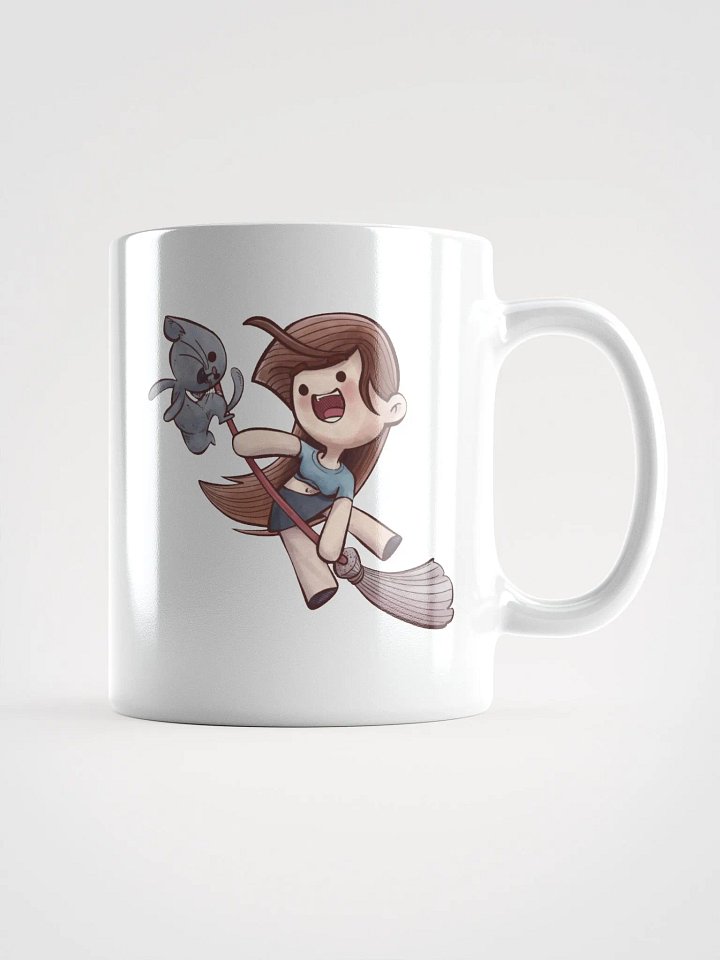 She & Her Pet | White Glossy Mug product image (2)