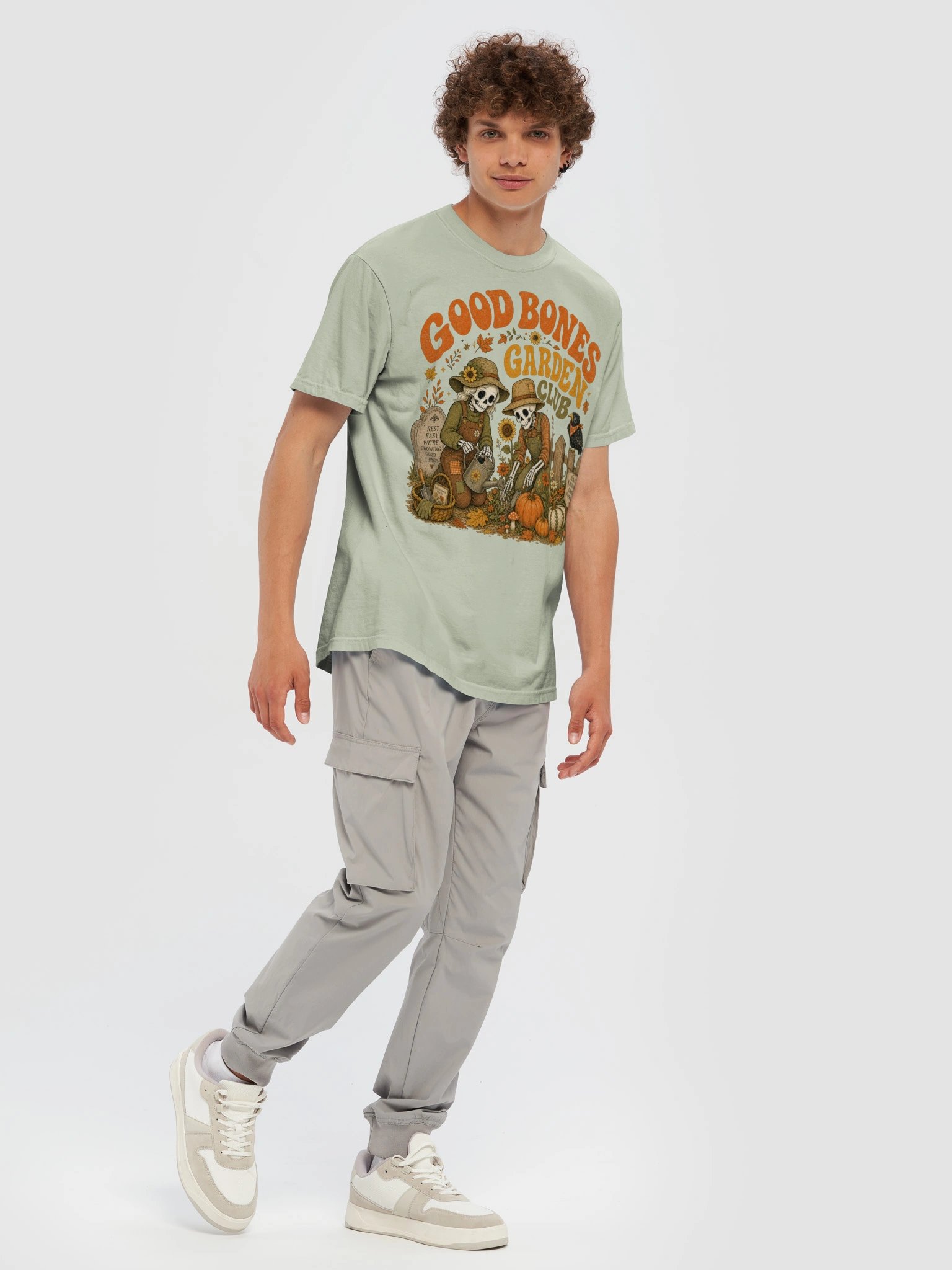 Good Bones Garden Club Skeleton Garden T-Shirt product image (169)