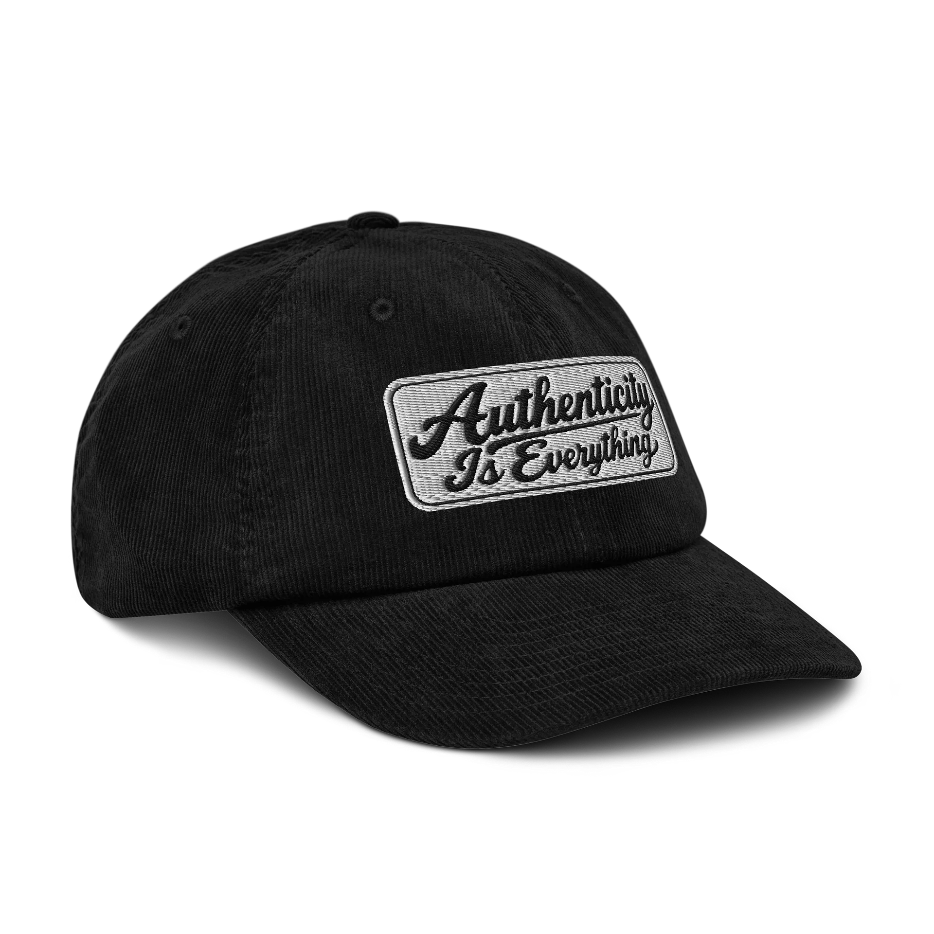 Corduroy script logo hat product image (6)