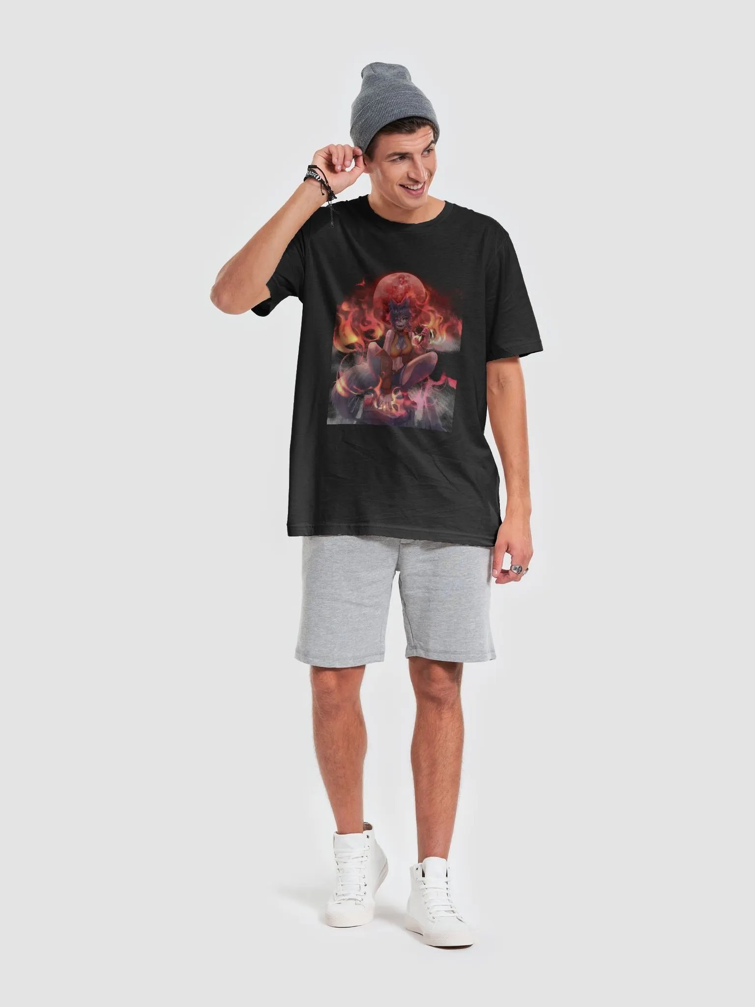 WolfcatRisi Big Bad Wolfcat Supersoft Tshirt product image (6)