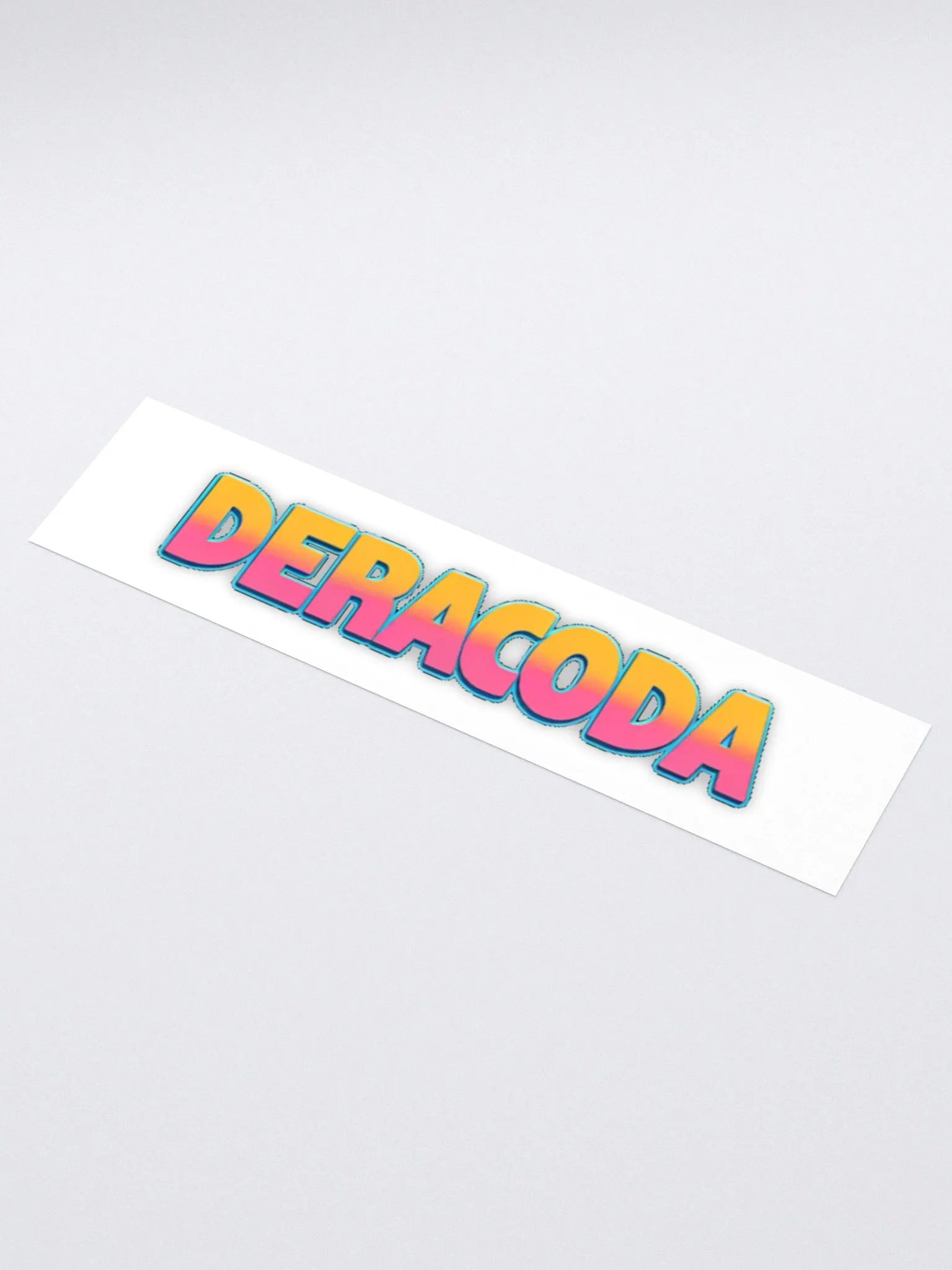 Deracoda Basic Logo Kiss-Cut Sticker product image (1)