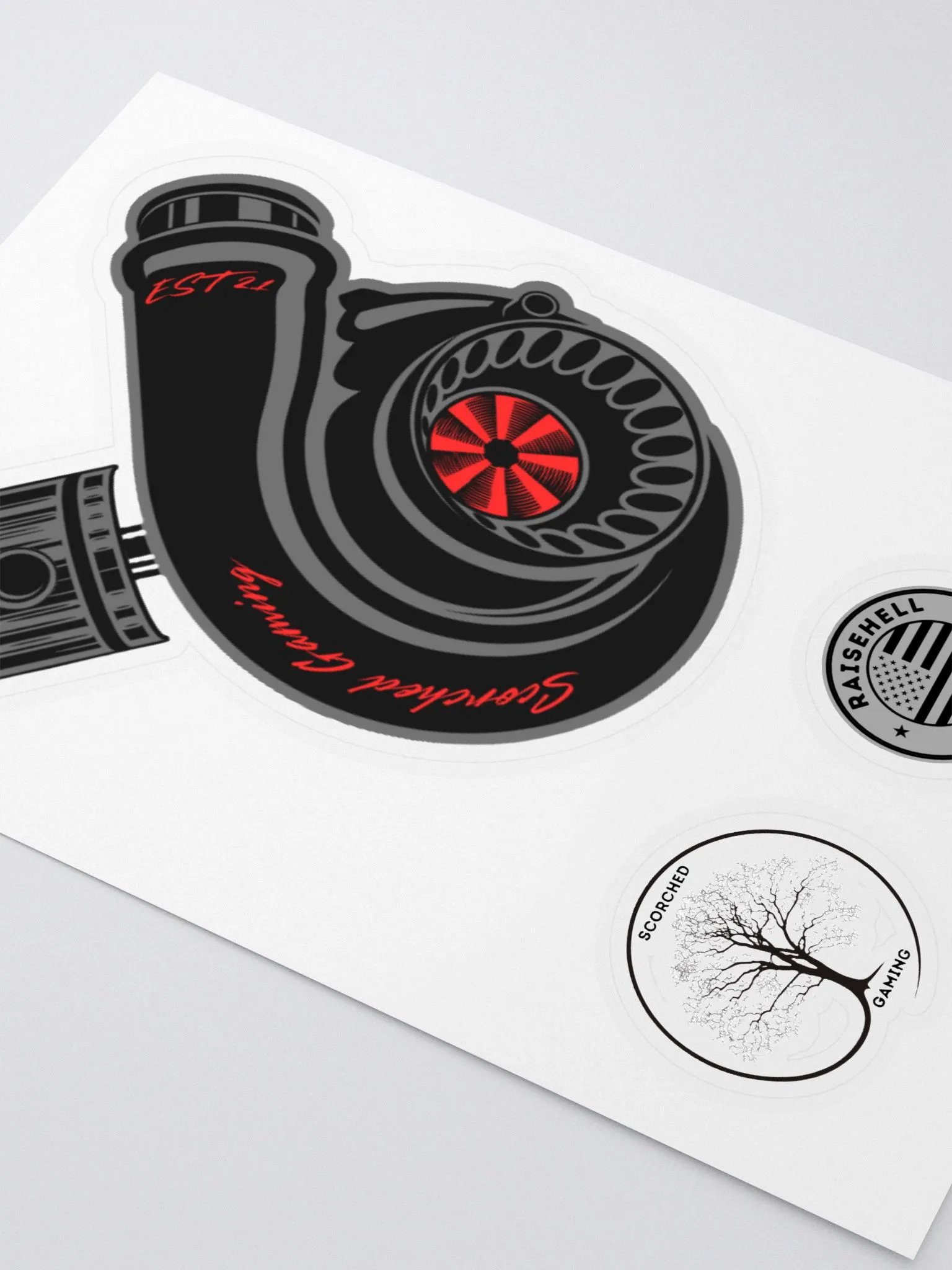 RaiseHellGaming Scorched Gaming Sticker Bundle product image (3)