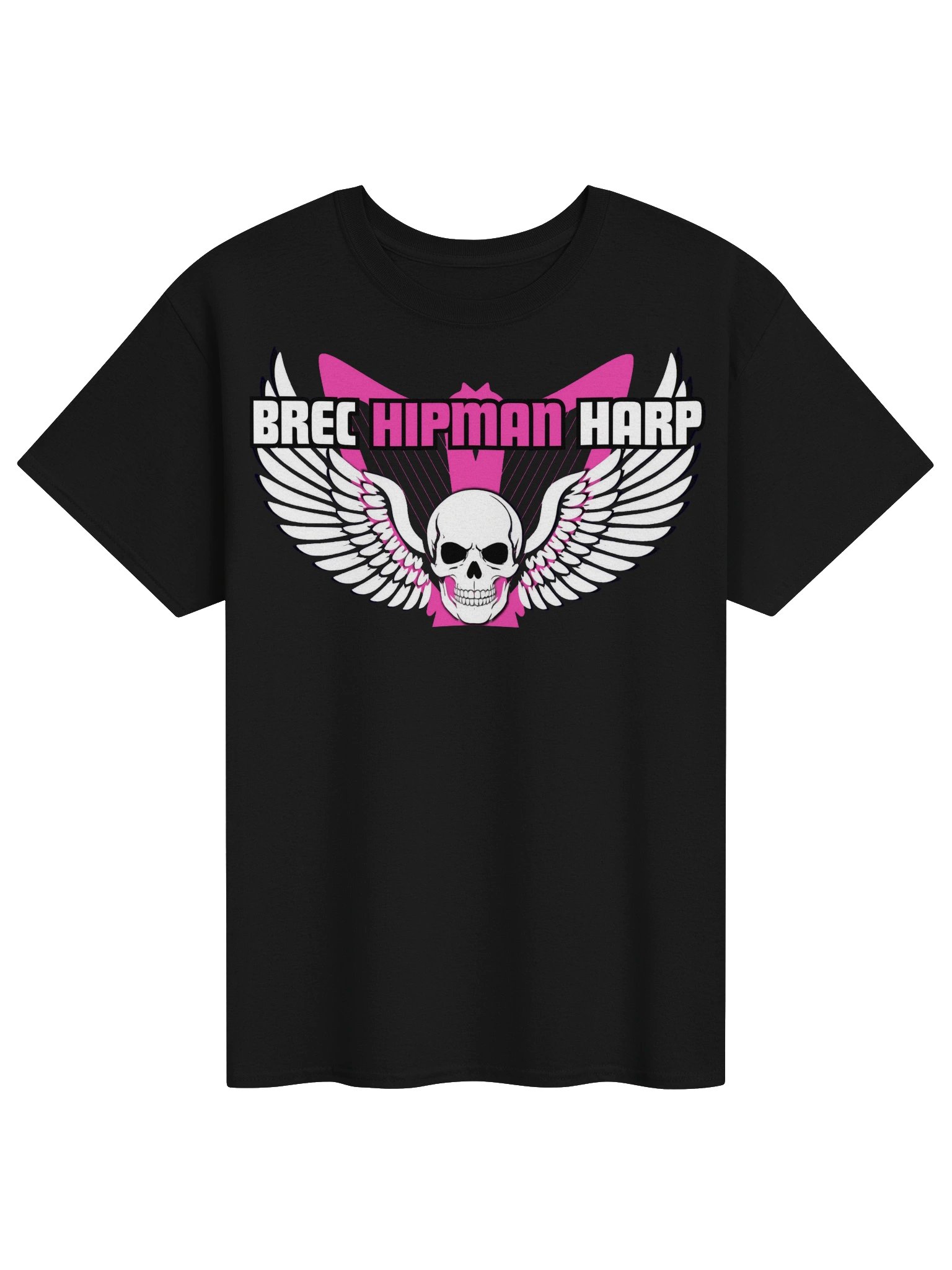 Brec Hipman Harp tee V2 w/ Back print product image (1)