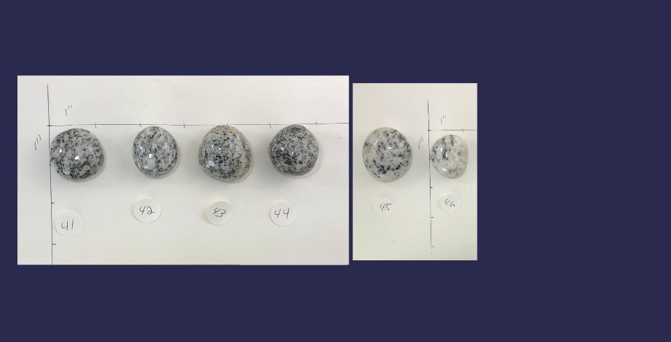 Lake Superior rock cabinet knobs blacks,greys,white,beige product image (2)