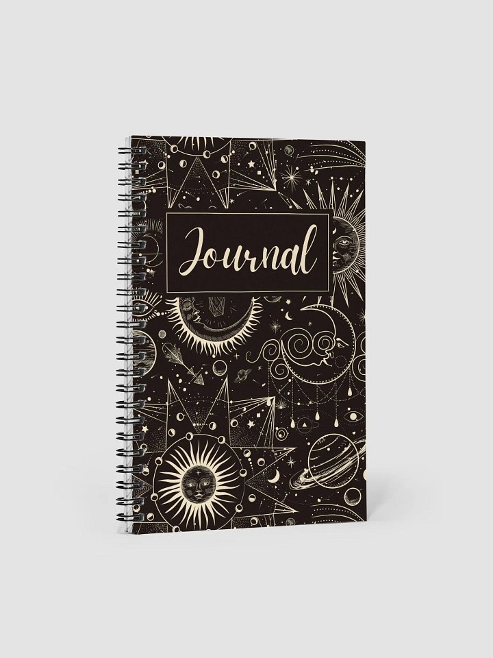 Celestial Faces Spiral Notebook product image (1)