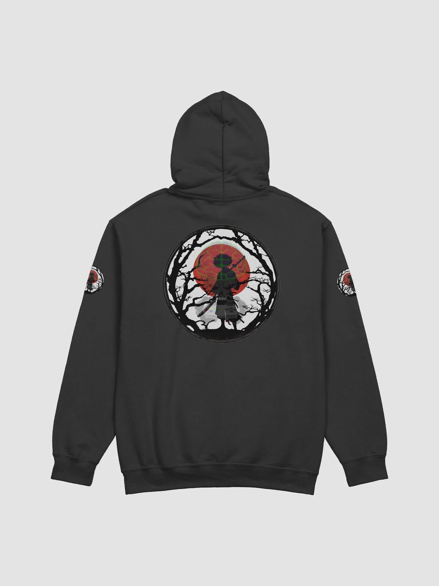 Black Samurai Logo Hoodie product image (30)