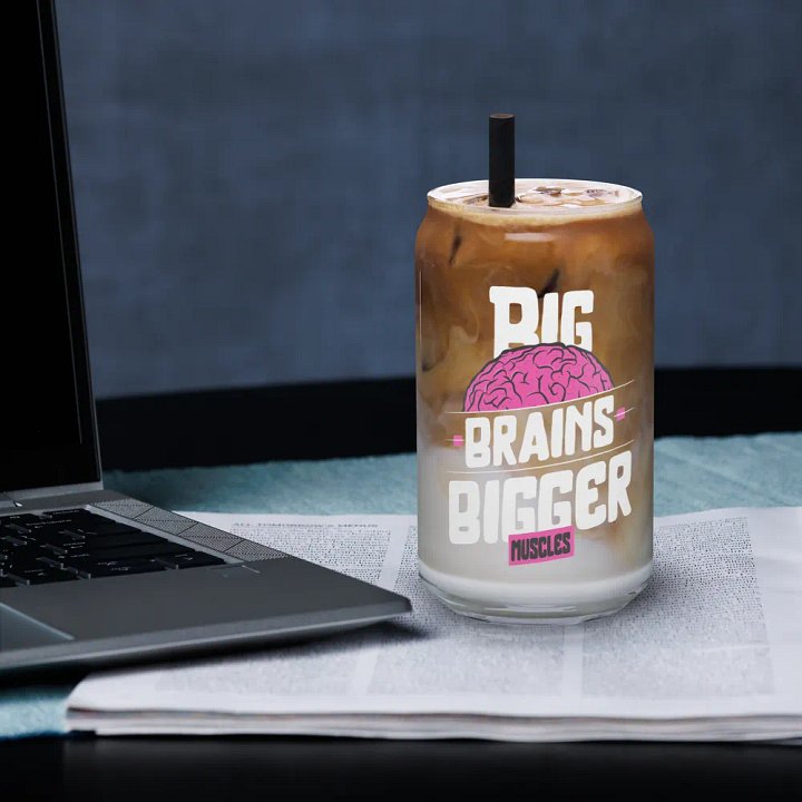 Big Brains Bigger Muscles Cup product image (1)