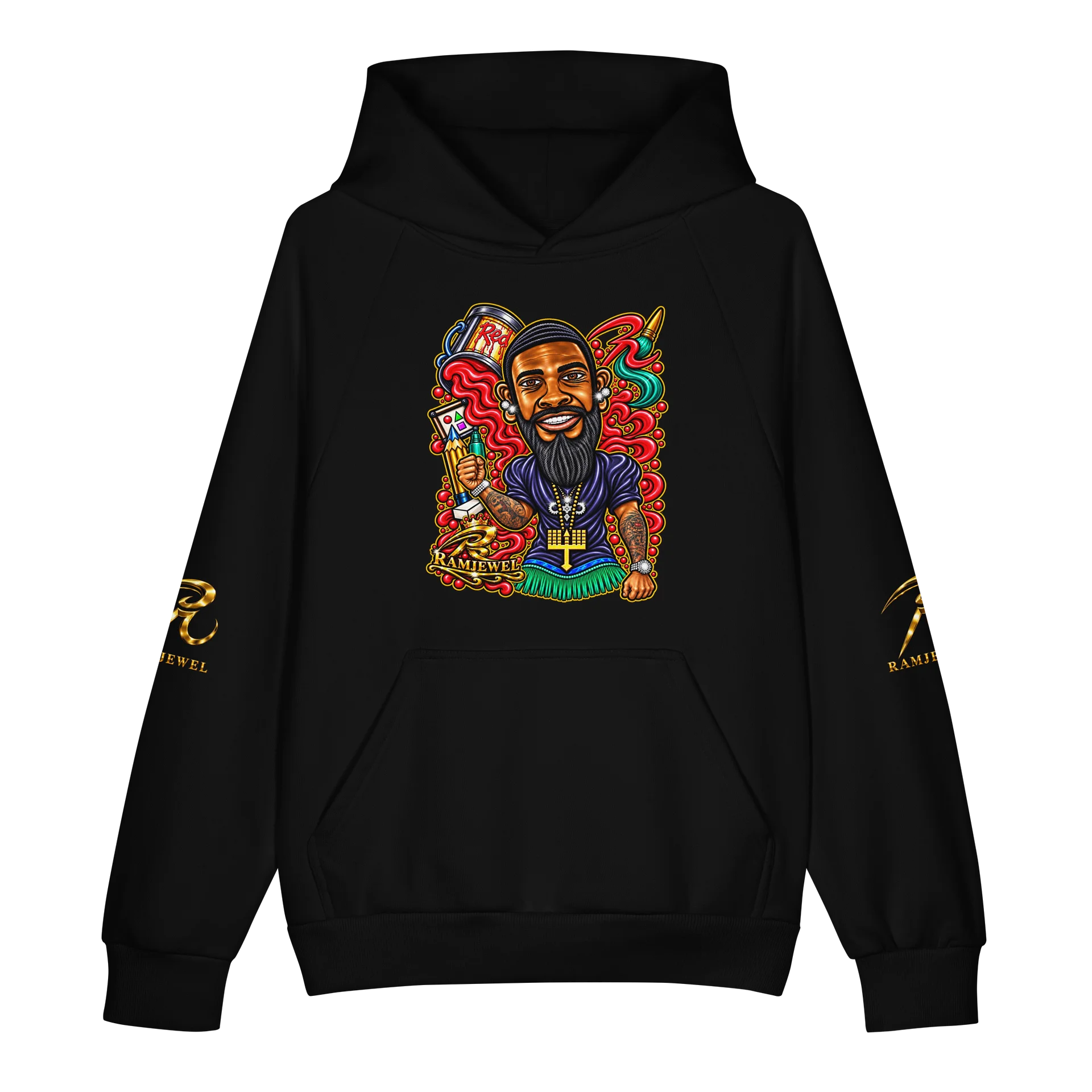 RamJewEL Caricature Cartoon Hoodie product image (3)