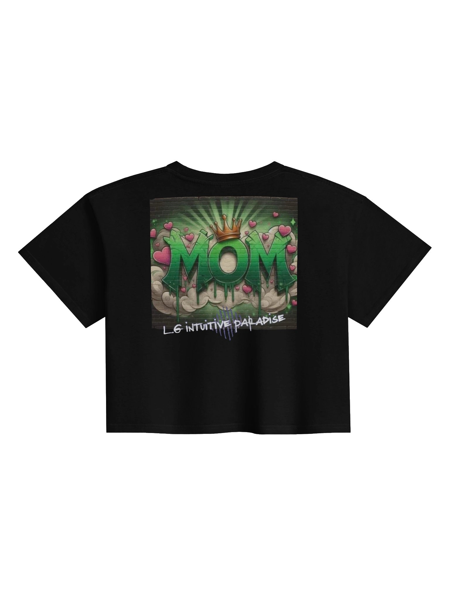 Retro Alien Graffiti Crop Top product image (2)